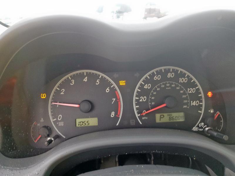 JTDBL40E99J046856 - 2009 TOYOTA COROLLA BASE ნაცრისფერი ფოტო 9