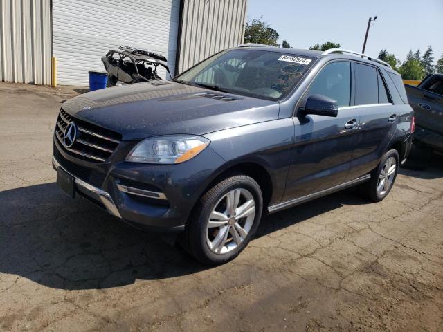 4JGDA5HB5FA545837 - 2015 MERCEDES-BENZ ML 350 4MATIC GRAY photo 1