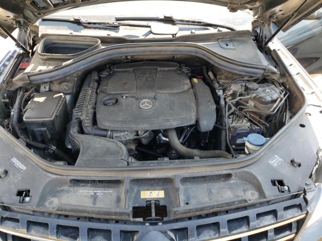 4JGDA5HB5FA545837 - 2015 MERCEDES-BENZ ML 350 4MATIC GRAY photo 12