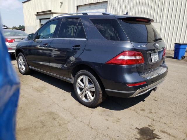 4JGDA5HB5FA545837 - 2015 MERCEDES-BENZ ML 350 4MATIC GRAY photo 2