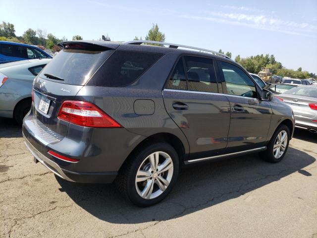 4JGDA5HB5FA545837 - 2015 MERCEDES-BENZ ML 350 4MATIC GRAY photo 3
