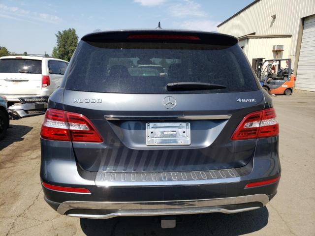 4JGDA5HB5FA545837 - 2015 MERCEDES-BENZ ML 350 4MATIC GRAY photo 6