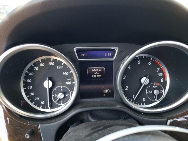 4JGDA5HB5FA545837 - 2015 MERCEDES-BENZ ML 350 4MATIC GRAY photo 9