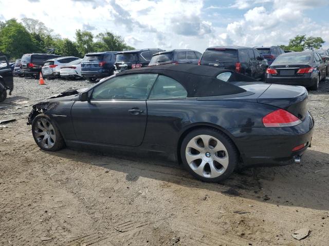 WBAEK73405B323173 - 2005 BMW 645 CI AUTOMATIC BLACK photo 2