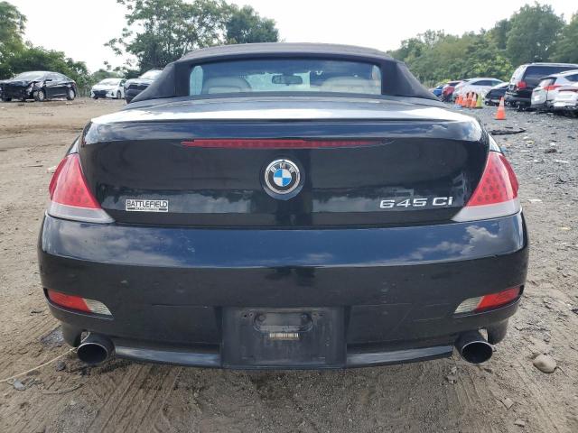 WBAEK73405B323173 - 2005 BMW 645 CI AUTOMATIC BLACK photo 6