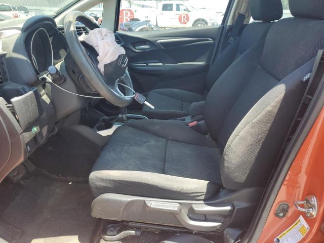 3HGGK5H41JM720873 - 2018 HONDA FIT LX ORANGE photo 7