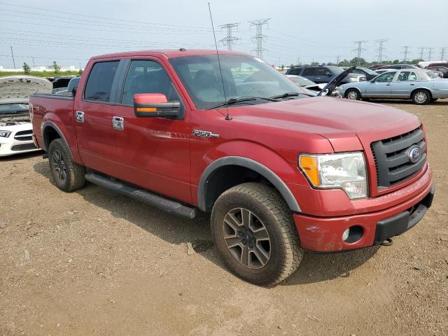 1FTFW1EVXAFC22790 - 2010 FORD F150 SUPERCREW RED photo 4