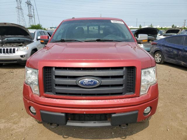 1FTFW1EVXAFC22790 - 2010 FORD F150 SUPERCREW RED photo 5