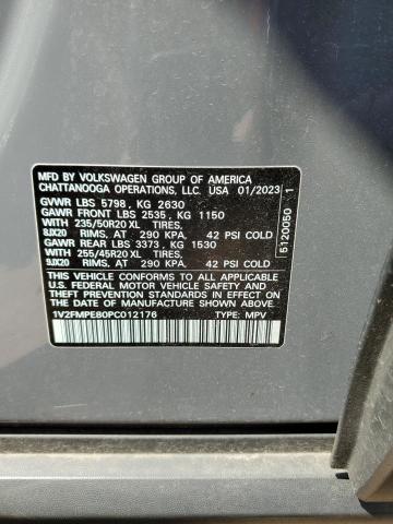 1V2FMPE80PC012176 - 2023 VOLKSWAGEN ID.4 PRO S 灰色 照片 13