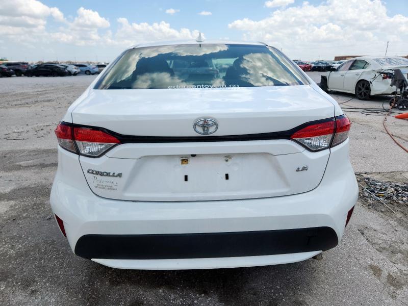 JTDEPRAE7LJ069959 - 2020 TOYOTA COROLLA LE WHITE photo 6