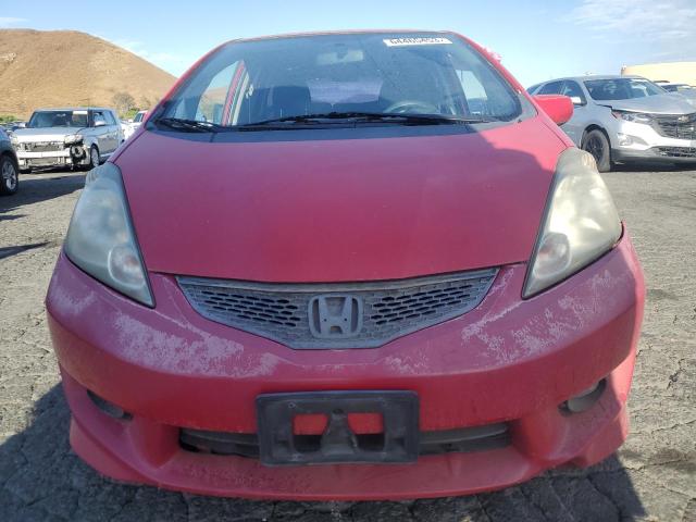 JHMGE8G43AC038361 - 2010 HONDA FIT SPORT RED photo 5