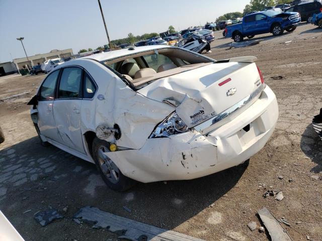 2G1WT57K291116199 - 2009 CHEVROLET IMPALA 1LT WHITE photo 2