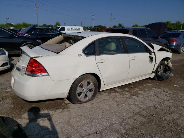 2G1WT57K291116199 - 2009 CHEVROLET IMPALA 1LT WHITE photo 3