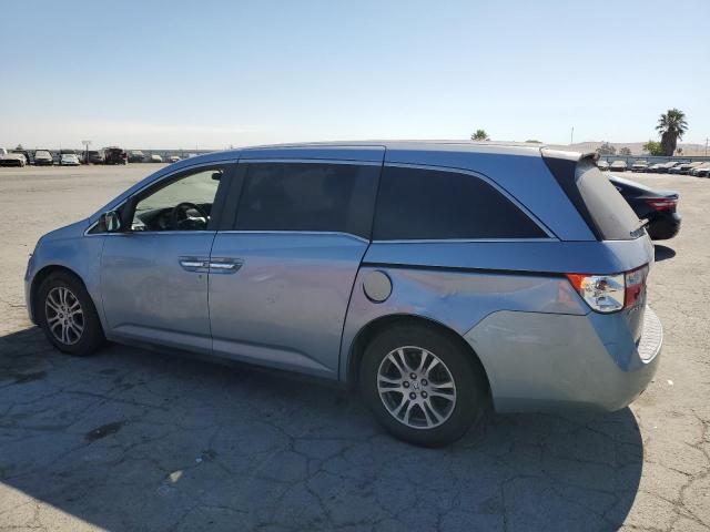 5FNRL5H44DB075651 - 2013 HONDA ODYSSEY EX BLUE photo 2