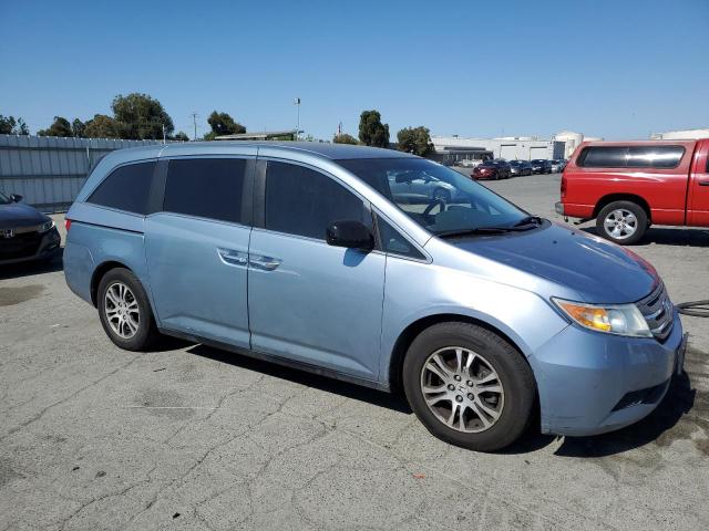5FNRL5H44DB075651 - 2013 HONDA ODYSSEY EX BLUE photo 4