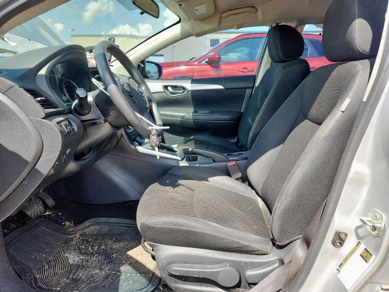 3N1AB7AP6KY250907 - 2019 NISSAN SENTRA S 银色 照片 7