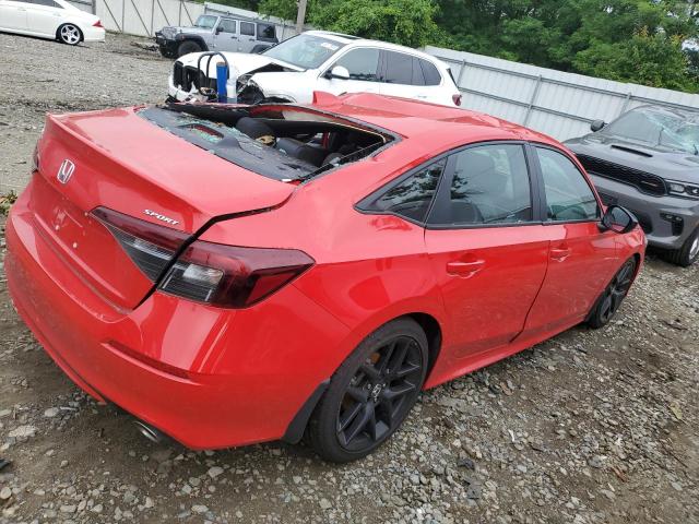 2HGFE2F51SH526342 - 2025 HONDA CIVIC SPORT წითელი ფოტო 3