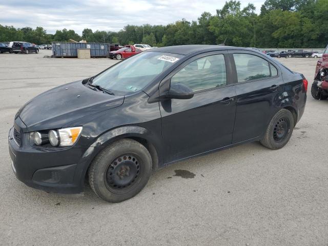 1G1JA5SG8D4128325 - 2013 CHEVROLET SONIC LS BLACK photo 1