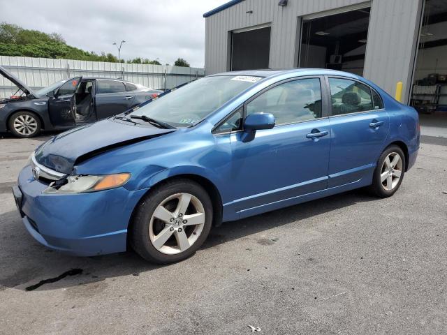 2HGFA16978H526931 - 2008 HONDA CIVIC EXL BLUE photo 1