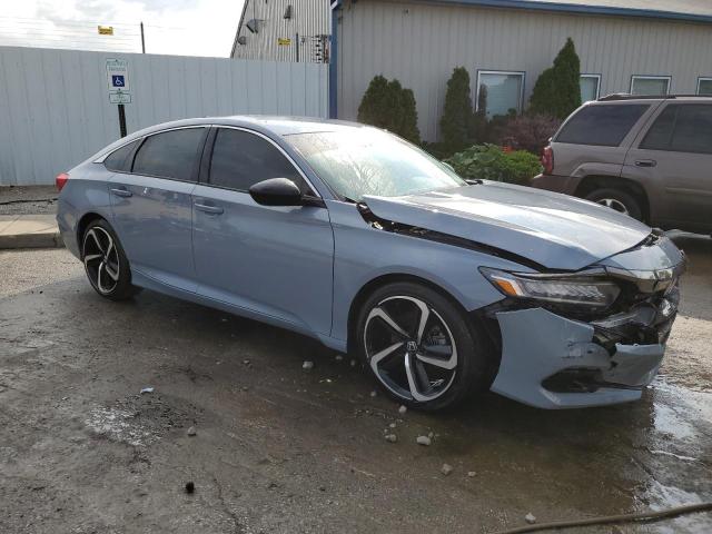 1HGCV1F30MA044376 - 2021 HONDA ACCORD SPORT GRAY photo 4