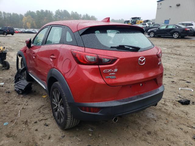 JM1DKFD79H0146642 - 2017 MAZDA CX-3 GRAND TOURING RED photo 3