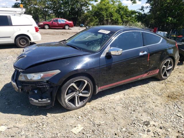 1HGCS22848A013623 - 2008 HONDA ACCORD EXL BLACK photo 1