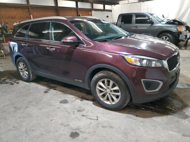 5XYPGDA57GG162501 - 2016 KIA SORENTO LX MAROON photo 4