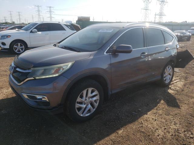 2HKRM3H72FH534918 - 2015 HONDA CR-V EXL GRAY photo 1