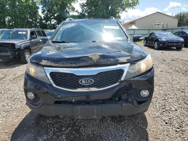 5XYKUDA29BG163845 - 2011 KIA SORENTO EX BLUE photo 5