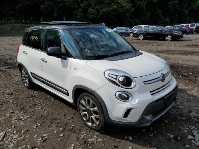 ZFBCFADH7EZ029521 - 2014 FIAT 500L TREKKING WHITE photo 4