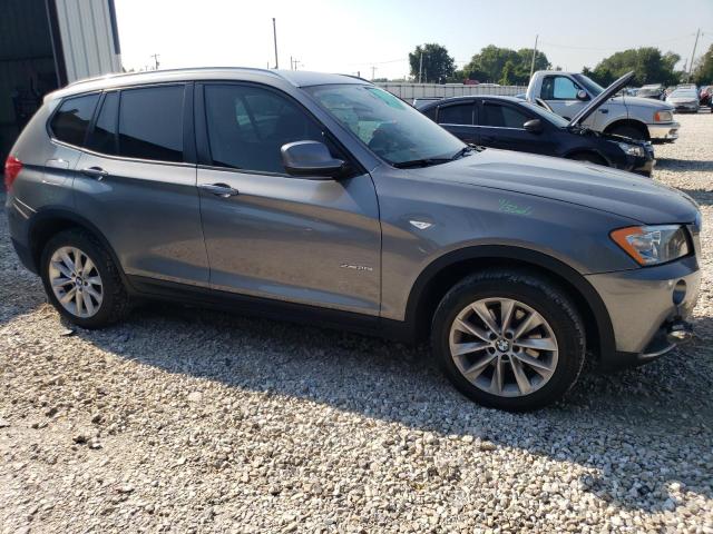 5UXWX9C50D0A23920 - 2013 BMW X3 XDRIVE28I GRAY photo 4