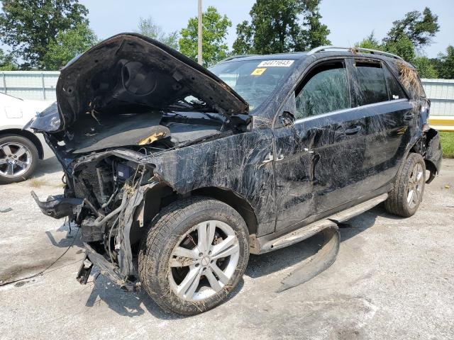 4JGDA5HB0EA342790 - 2014 MERCEDES-BENZ ML 350 4MATIC BLACK photo 1