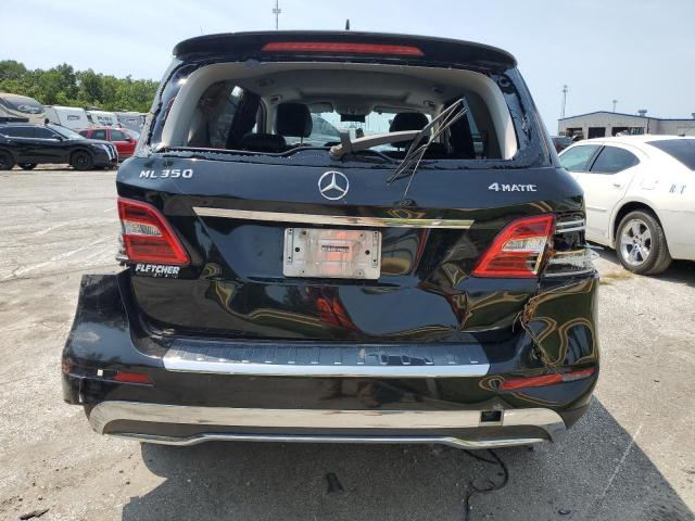4JGDA5HB0EA342790 - 2014 MERCEDES-BENZ ML 350 4MATIC BLACK photo 6