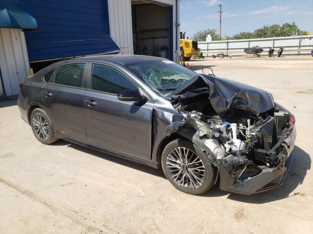 3KPF54AD0NE493469 - 2022 KIA FORTE GT LINE GRAY photo 4