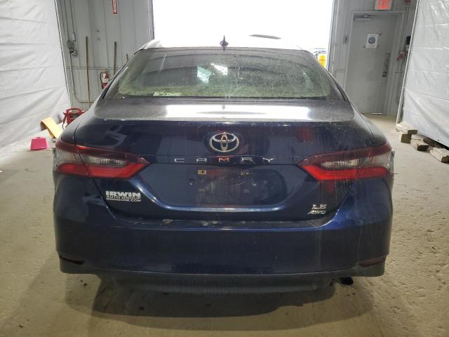 4T1C11BK5NU064559 - 2022 TOYOTA CAMRY LE BLUE photo 6