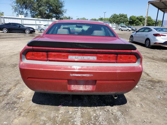 2B3CJ4DVXAH215343 - 2010 DODGE CHALLENGER SE RED photo 6