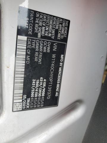W1Y40CHY0PT139370 - 2023 MERCEDES-BENZ SPRINTER 2500 WHITE photo 13