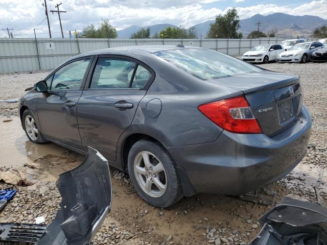 19XFB5F59CE000174 - 2012 HONDA CIVIC NATURAL GAS GRAY photo 2