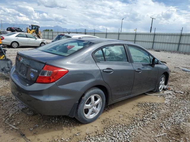 19XFB5F59CE000174 - 2012 HONDA CIVIC NATURAL GAS GRAY photo 3