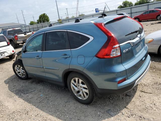 5J6RM4H75FL013266 - 2015 HONDA CR-V EXL BLUE photo 2