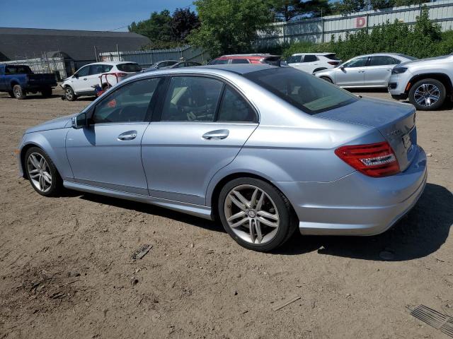 WDDGF8AB0DA783337 - 2013 MERCEDES-BENZ C 300 4MATIC BLUE photo 2