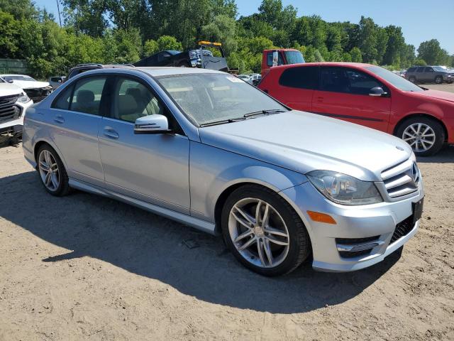 WDDGF8AB0DA783337 - 2013 MERCEDES-BENZ C 300 4MATIC BLUE photo 4