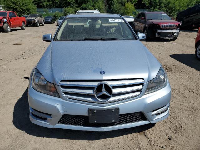 WDDGF8AB0DA783337 - 2013 MERCEDES-BENZ C 300 4MATIC BLUE photo 5