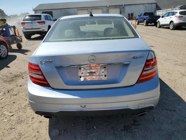 WDDGF8AB0DA783337 - 2013 MERCEDES-BENZ C 300 4MATIC BLUE photo 6