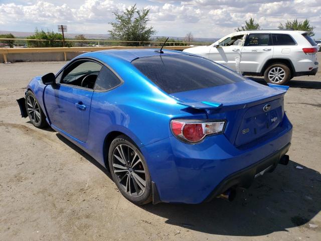 JF1ZCAC16D2602877 - 2013 SUBARU BRZ 2.0 LIMITED BLUE photo 2