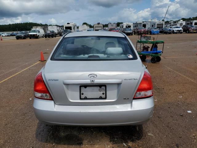 KMHDN45D22U427709 - 2002 HYUNDAI ELANTRA GLS SILVER photo 6