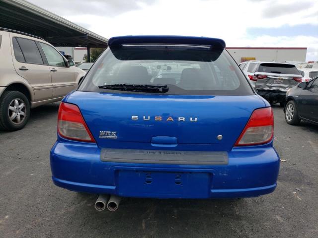 JF1GG296X2G831583 - 2002 SUBARU IMPREZA WRX BLUE photo 6