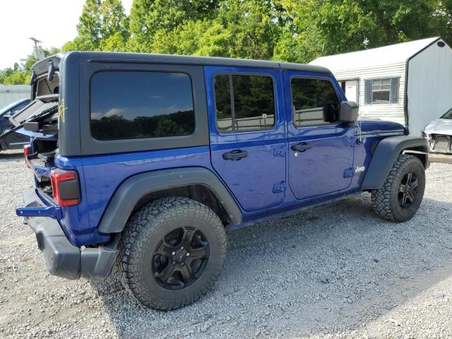 1C4HJXDG4KW570339 - 2019 JEEP WRANGLER UNLIMITED SPORT Mavi foto 3