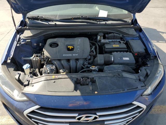 5NPD74LF1HH182908 - 2017 HYUNDAI ELANTRA SE BLUE photo 11