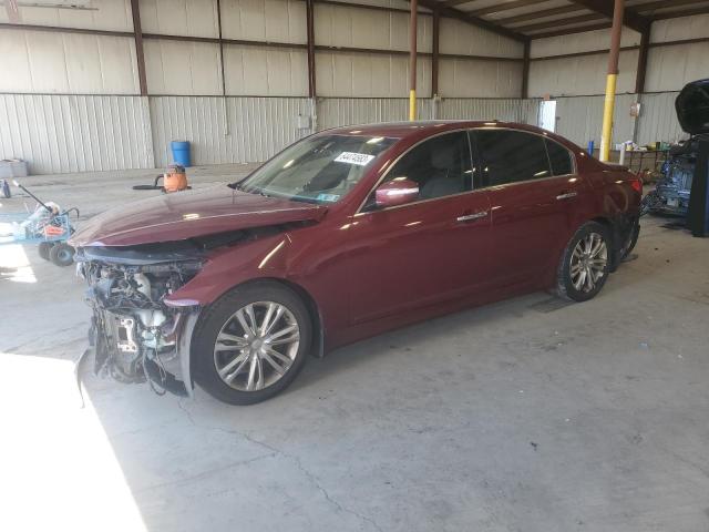 KMHGC4DD3DU237568 - 2013 HYUNDAI GENESIS 3.8L BURGUNDY photo 1